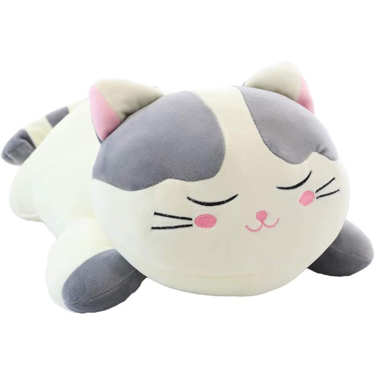 Zoomie Kids Cat Big Plush Hugging Pillow, Super Soft Kitten Kitty